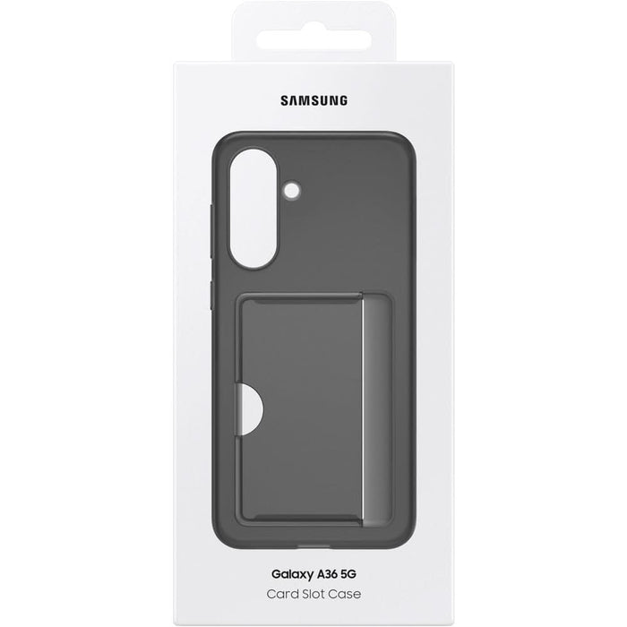 Husa telefon SAMSUNG Card Slot Case pentru Galaxy A36, EF-OA366TBEGWW, Black - WALTI WALTI