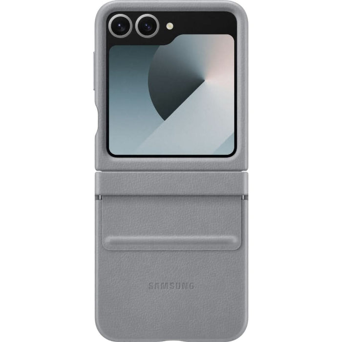 Husa telefon SAMSUNG Flap Eco-Leather Case pentru Galaxy Z Flip6, EF-VF741PJEGWW, Gray WALTI