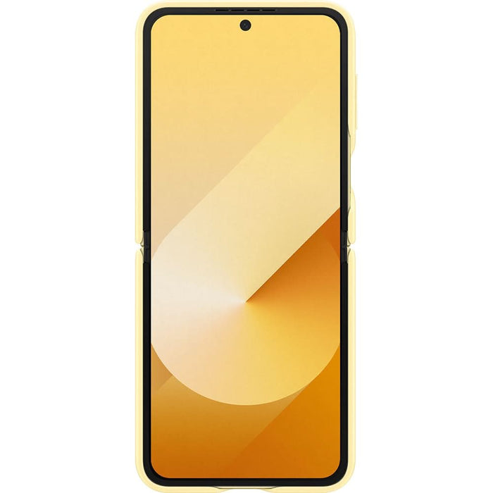 Husa telefon SAMSUNG Flap Eco-Leather Case pentru Galaxy Z Flip6, EF-VF741PYEGWW, Galben - WALTI WALTI