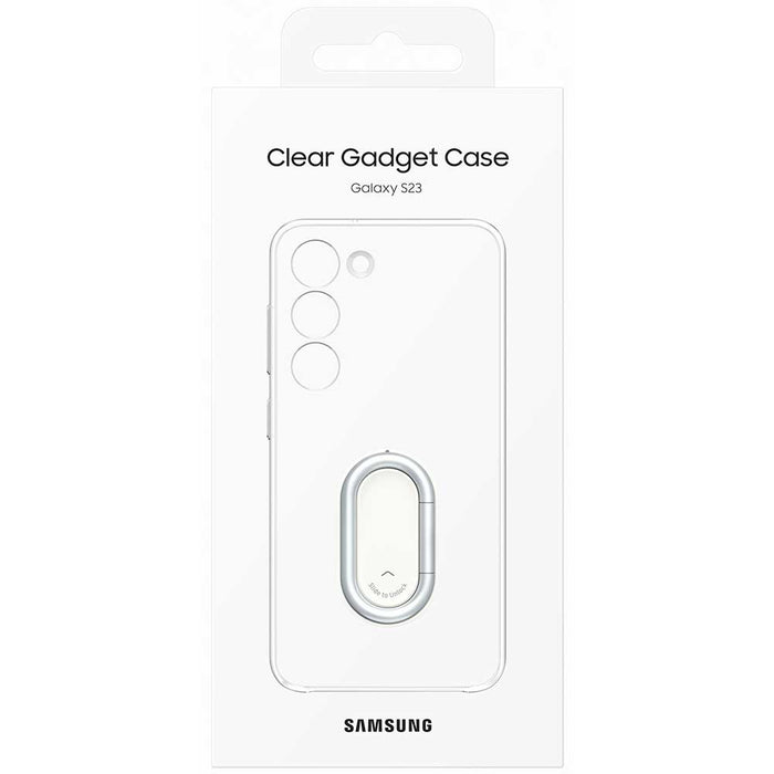 Husa telefon SAMSUNG Clear Gadget Case pentru Galaxy S23, EF-XS911CTEGWW, Transparent WALTI