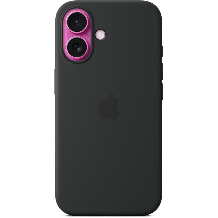 Husa telefon APPLE iPhone 16 Silicone Case cu MagSafe - Black, MYY13ZM/A - WALTI WALTI