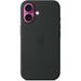 Husa telefon APPLE iPhone 16 Silicone Case cu MagSafe - Black, MYY13ZM/A - WALTI WALTI