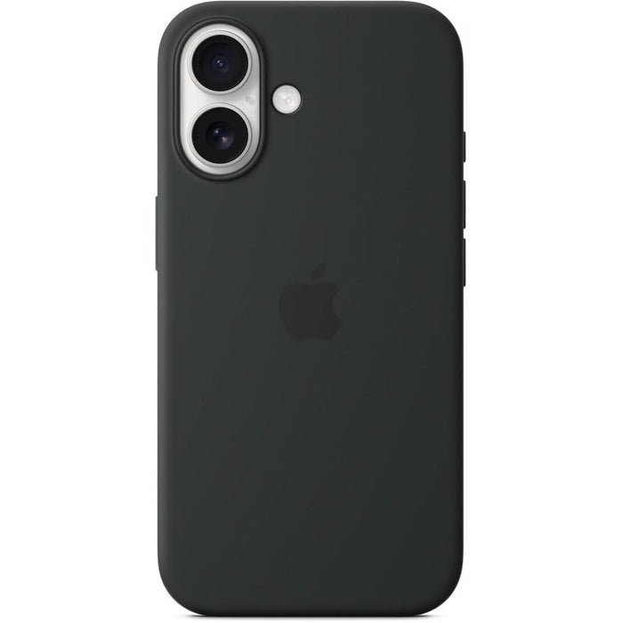 Husa telefon APPLE iPhone 16 Silicone Case cu MagSafe - Black, MYY13ZM/A - WALTI WALTI