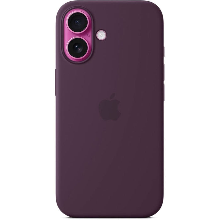Husa telefon APPLE iPhone 16 Silicone Case cu MagSafe - Plum, MYY43ZM/A WALTI