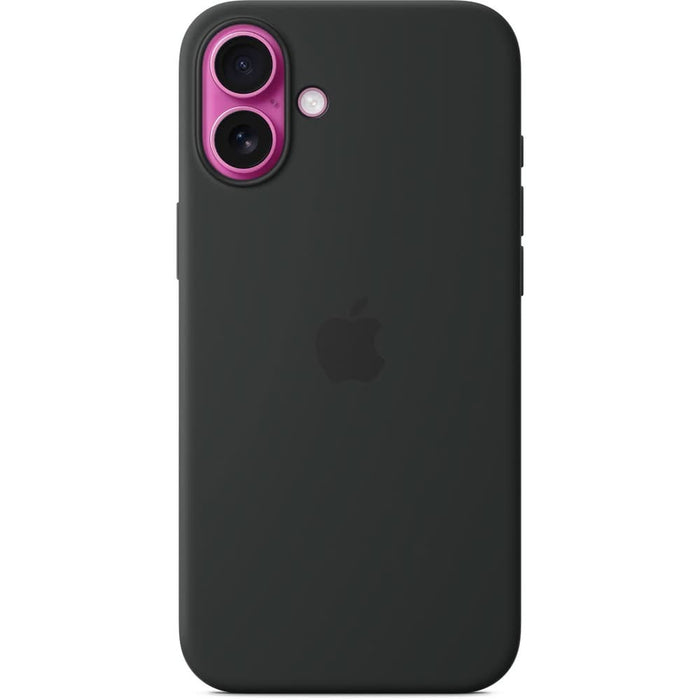 Husa telefon APPLE iPhone 16 Plus Silicone Case cu MagSafe - Black, MYY93ZM/A WALTI