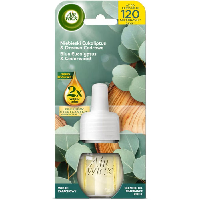 AIR WICK Rezervă odorizant electric Eucalipt și Cedru 19 ml, 1 buc WALTI