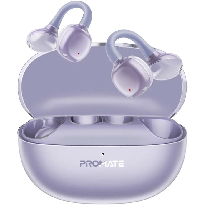 Casti PROMATE AirClip-Pro, True wireless, Bluetooth, Open-ear, Microfon, violet WALTI