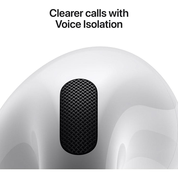 Casti APPLE AirPods 4, True Wireless, Bluetooth, In-Ear, Microfon, Carcasa Incarcare USB-C, alb WALTI