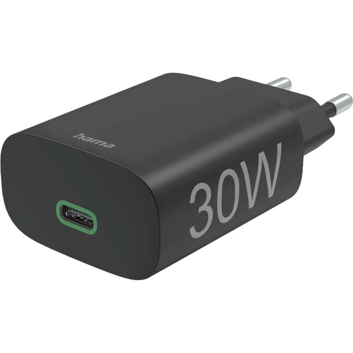 Incarcator retea HAMA 188334, USB-C, Power Delivery (PD) 30W, negru WALTI