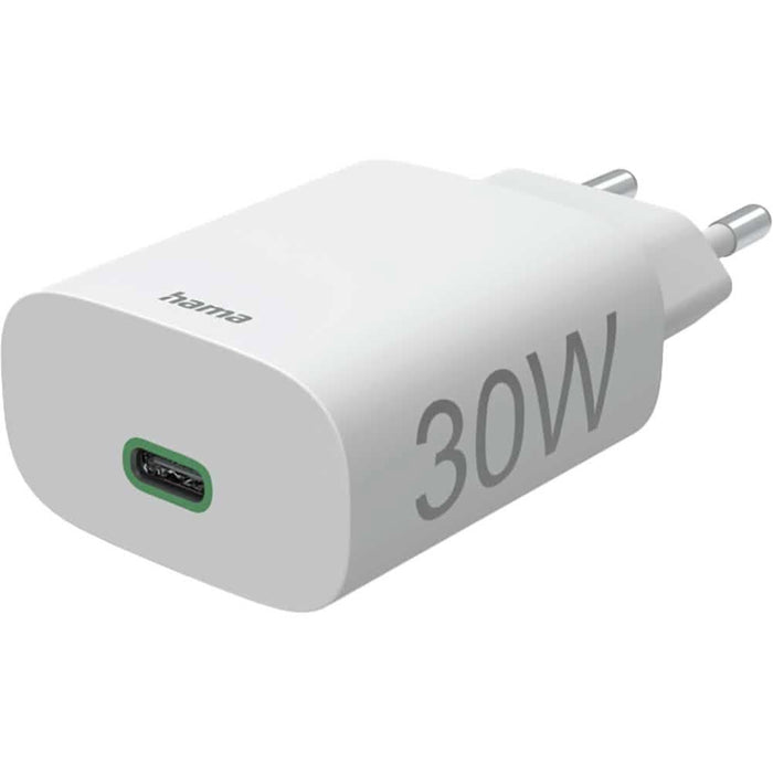 Incarcator retea HAMA 188335, USB-C, Power Delivery (PD) 30W, alb WALTI