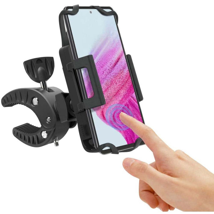 Suport telefon pentru bicicleta HAMA 201514, negru WALTI