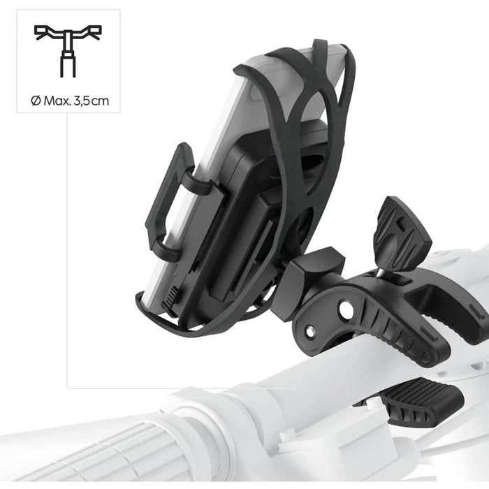 Suport telefon pentru bicicleta HAMA 201514, negru WALTI