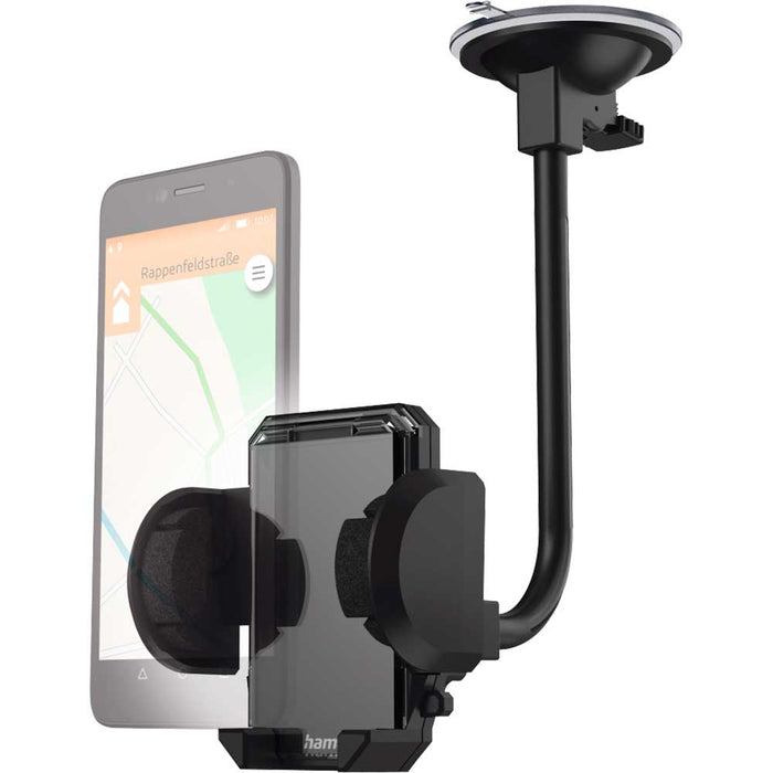 Suport auto universal HAMA Multi 2in1 201521, parbriz/ventilatie, negru WALTI