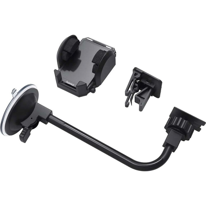 Suport auto universal HAMA Multi 2in1 201521, parbriz/ventilatie, negru WALTI