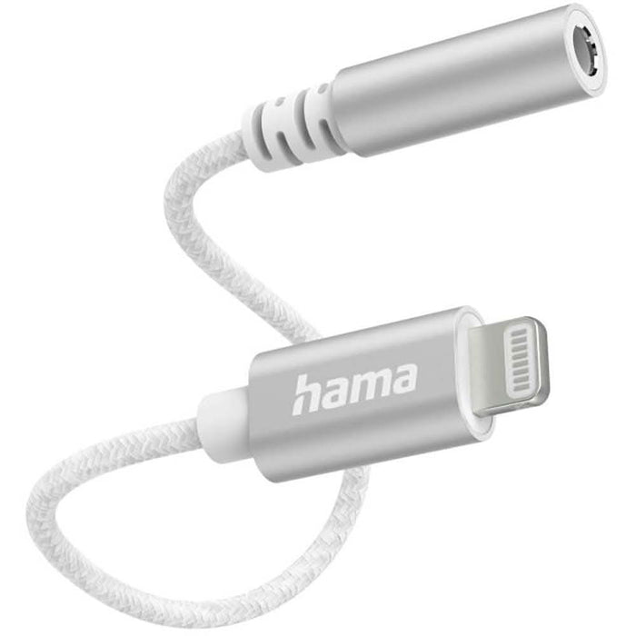 Adaptor audio HAMA 201523, Lightning - Jack 3.5mm, alb WALTI