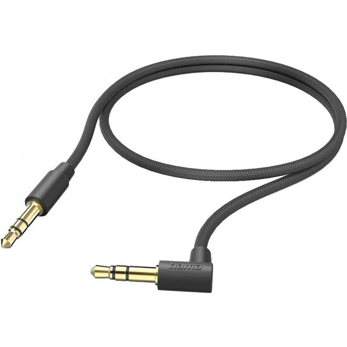 Cablu audio HAMA 201528, Jack 3.5mm - Jack 3.5mm, 0.5m, negru - WALTI WALTI
