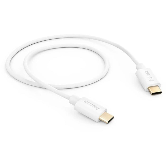 Cablu date HAMA 201590, USB-C - USB-C, 1 m, alb WALTI