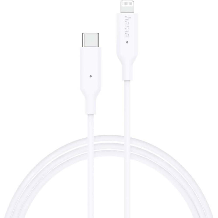 Cablu date HAMA 201598, USB-C - Lightning, 1m, alb WALTI