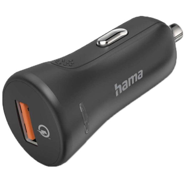 Incarcator auto HAMA 201633, USB-A, Qualcomm Quick Charge 3.0, negru WALTI