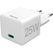 Incarcator retea HAMA 201652, 1x USB-C, 25W Power Delivery (PD), Quick Charge 3.0, alb - WALTI WALTI