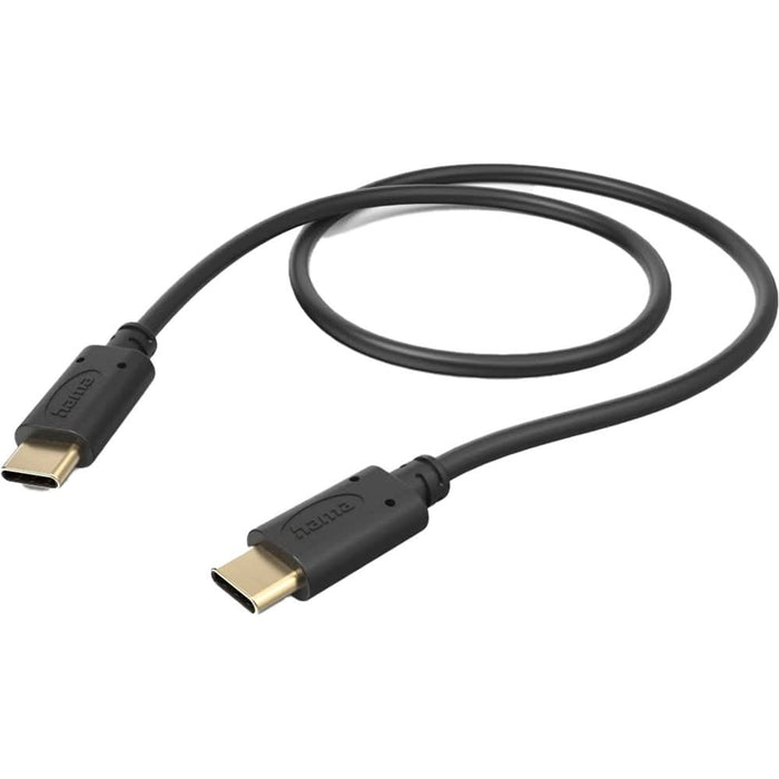 Cablu date HAMA 201706, USB-C - USB-C, 0.5 m, negru WALTI