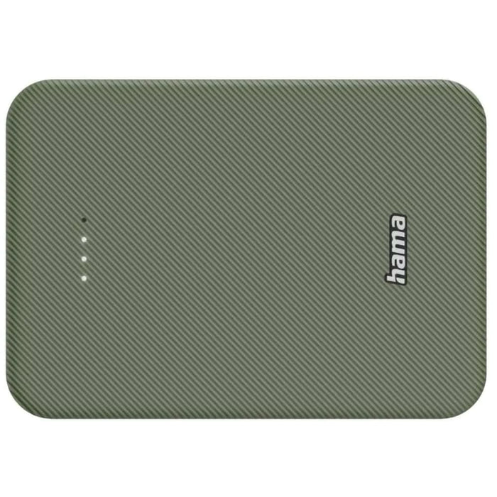 Baterie externa HAMA Colour 10 201713, 10000 mAh, 1xUSB-C, 1xUSB-A, verde WALTI