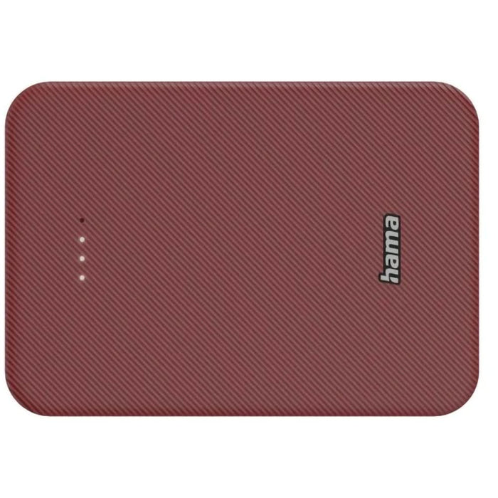 Baterie externa HAMA Colour 10 201714, 10000 mAh, 1xUSB-C, 1xUSB-A, rosu WALTI