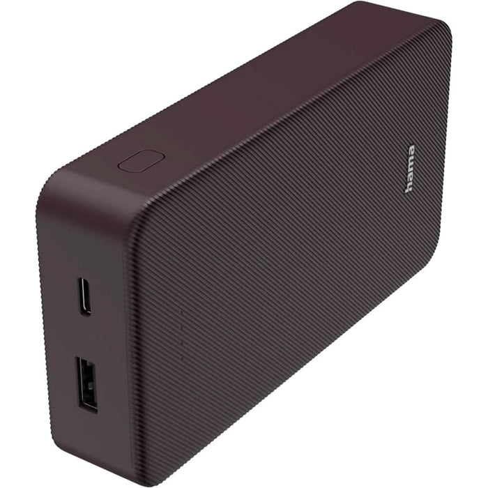 Baterie externa HAMA Colour 20 201715, 20000mAh, 1xUSB-C, 1xUSB-A, mov WALTI