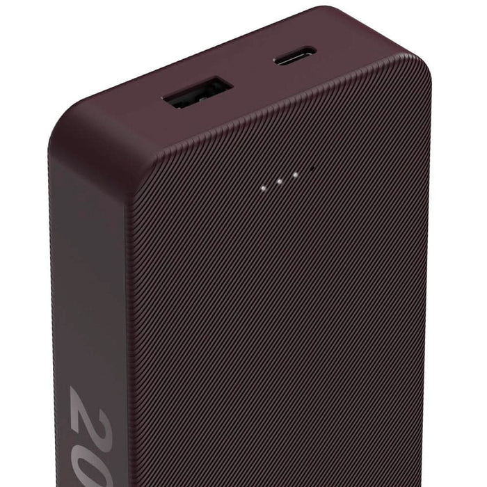 Baterie externa HAMA Colour 20 201715, 20000mAh, 1xUSB-C, 1xUSB-A, mov WALTI