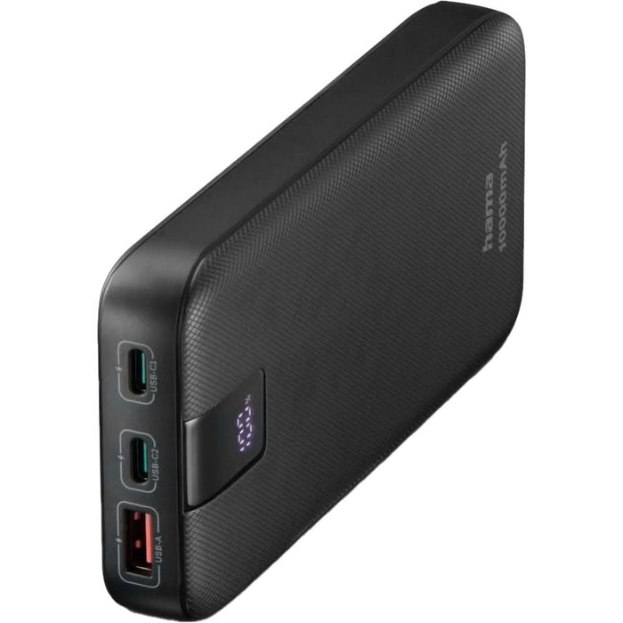 Baterie externa HAMA PD10 201718, 10000mAh, 2xUSB-C, 1xUSB-A, gri WALTI