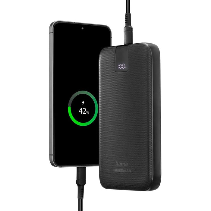 Baterie externa HAMA PD10 201718, 10000mAh, 2xUSB-C, 1xUSB-A, gri WALTI