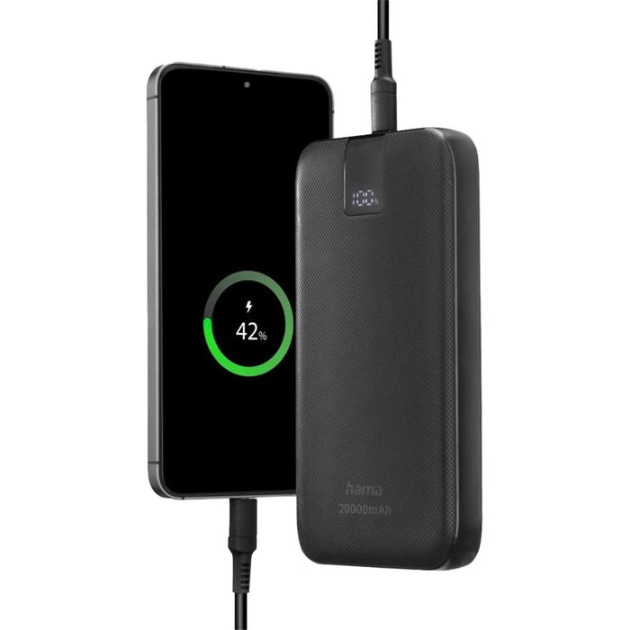 Baterie externa HAMA PD10 201719, 20000mAh, 2xUSB-C, 1xUSB-A, gri WALTI