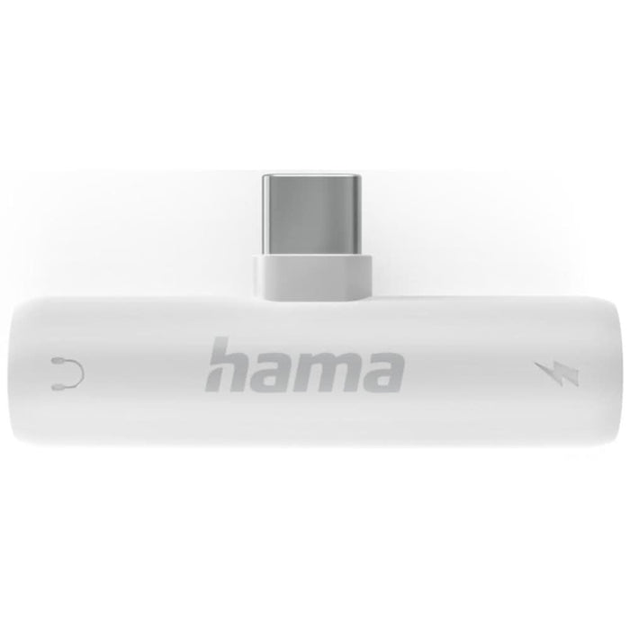 Adaptor audio HAMA 201723, Jack 3.5 mm -  USB-C, alb WALTI