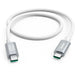 Cablu date HAMA 201724, USB-C - USB-C, 1.5 m, alb - WALTI WALTI