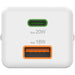 Incarcator retea HAMA 201991, 1xUSB-A, 1x USB-C, Power Delivery (PD), Quick Charge 3.0, 20W, alb - WALTI WALTI