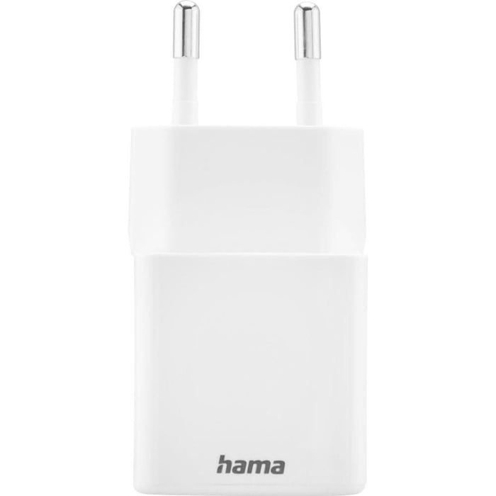 Incarcator retea HAMA 201991, 1xUSB-A, 1x USB-C, Power Delivery (PD), Quick Charge 3.0, 20W, alb - WALTI WALTI
