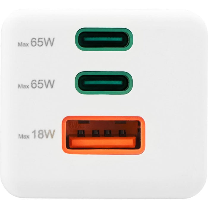 Incarcator retea HAMA 201996, 2x USB-C, 1x USB-A, Power Delivery (PD), Quick Charge 3.0, GaN, 65W, alb WALTI