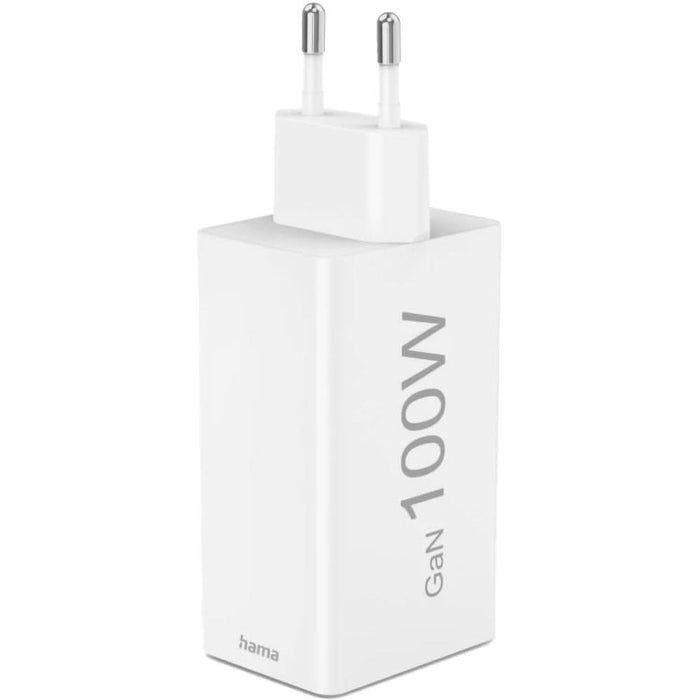 Incarcator retea HAMA 201997, 2x USB-C, 1x USB-A, Power Delivery (PD), Quick Charge 3.0, GaN, 100W, alb - WALTI WALTI