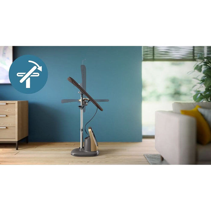 Aparat de calcat vertical PHILIPS All in One AIS8540/60, 2200W, 400g/min, 1.2l, negru - WALTI WALTI