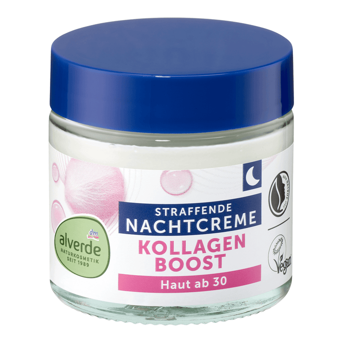 alverde NATURKOSMETIK Cremă de noapte pentru fermitate cu colagen, 50 ml WALTI