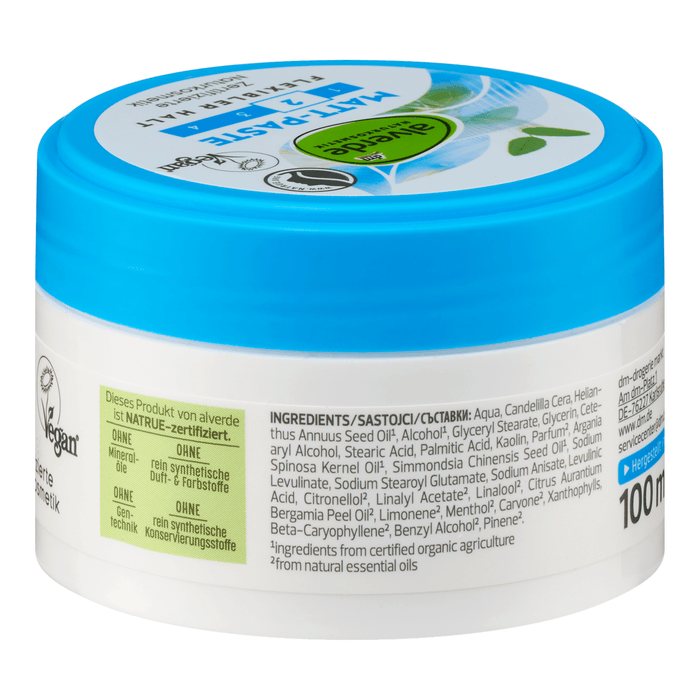 alverde NATURKOSMETIK Cremă de styling mată, 100 ml WALTI