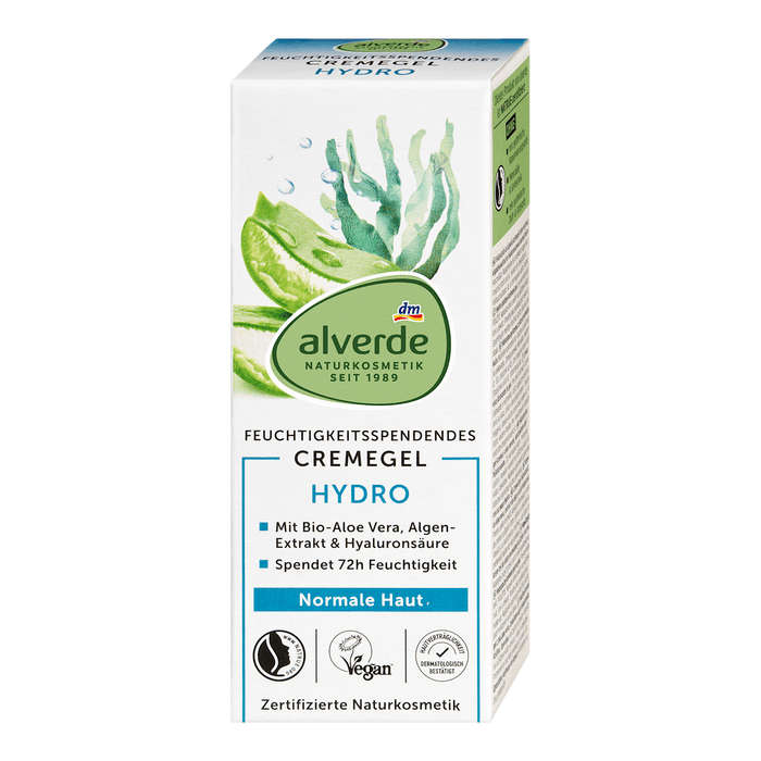 alverde NATURKOSMETIK Cremă-gel de față Hydro, 50 ml WALTI