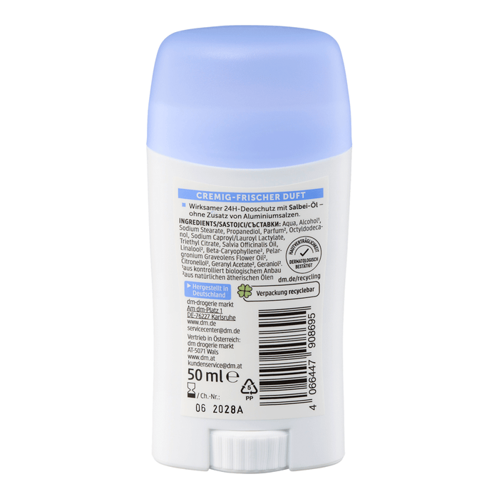 alverde NATURKOSMETIK Deodorant stick Pure Fresh, 50 ml WALTI