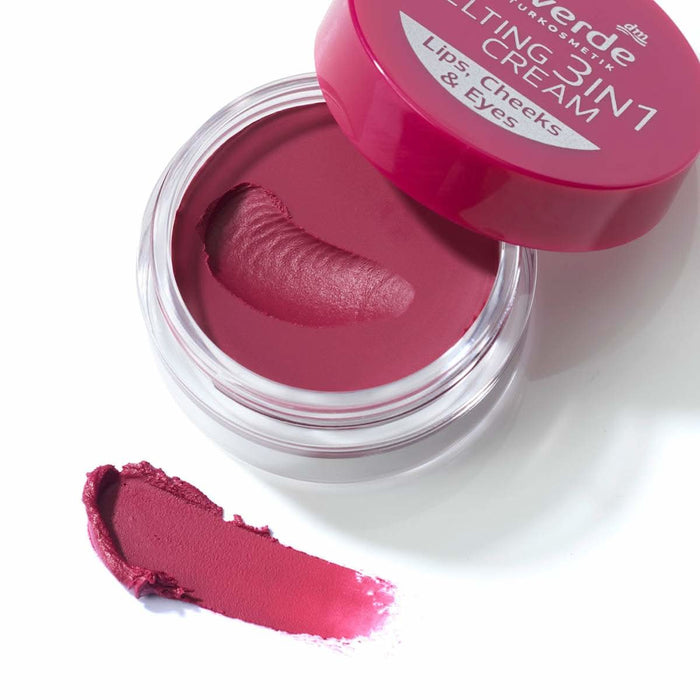 alverde NATURKOSMETIK Fard de obraz cremos 3 în 1 - 01 Berry, 6,5 ml WALTI