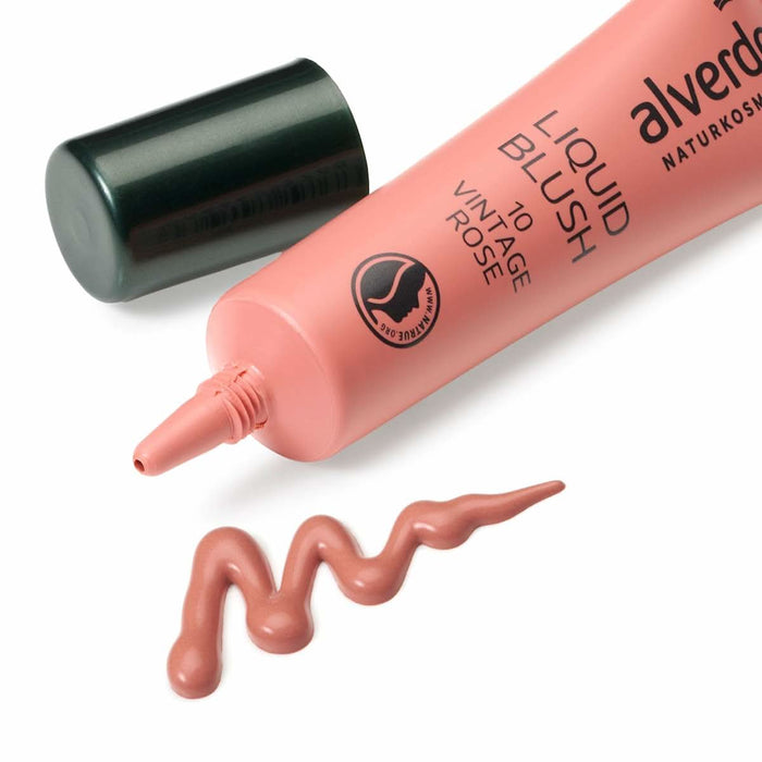 alverde NATURKOSMETIK Fard de obraz lichid Nr.10 Vintag Rose, 15 ml WALTI