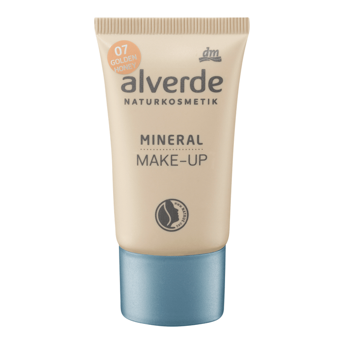 alverde NATURKOSMETIK Fond de ten Mineral - Nr.07 Golden Honey, 30 ml WALTI