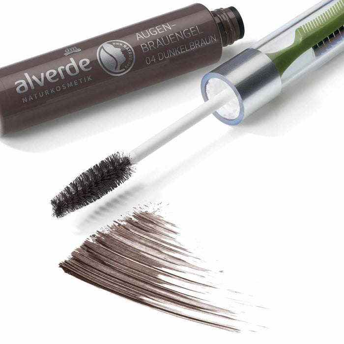 alverde NATURKOSMETIK Gel pentru sprâncene 04 Maro închis, 6 ml WALTI