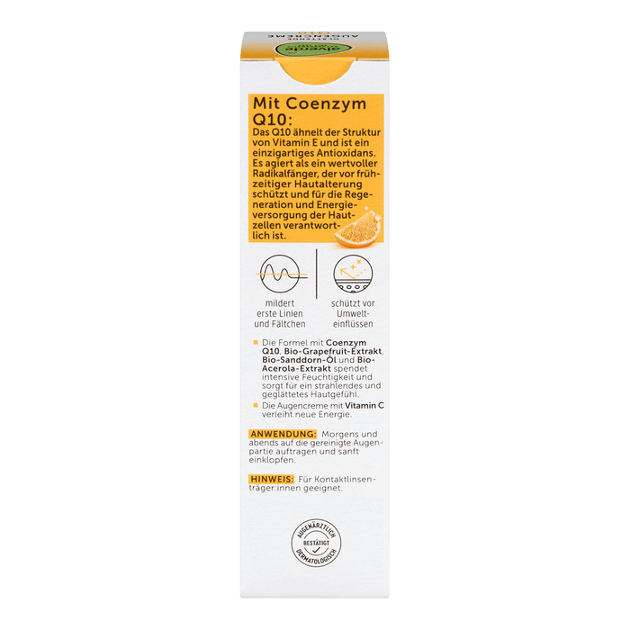 alverde NATURKOSMETIK Gel Q10 pentru zona ochilor, 15 ml WALTI