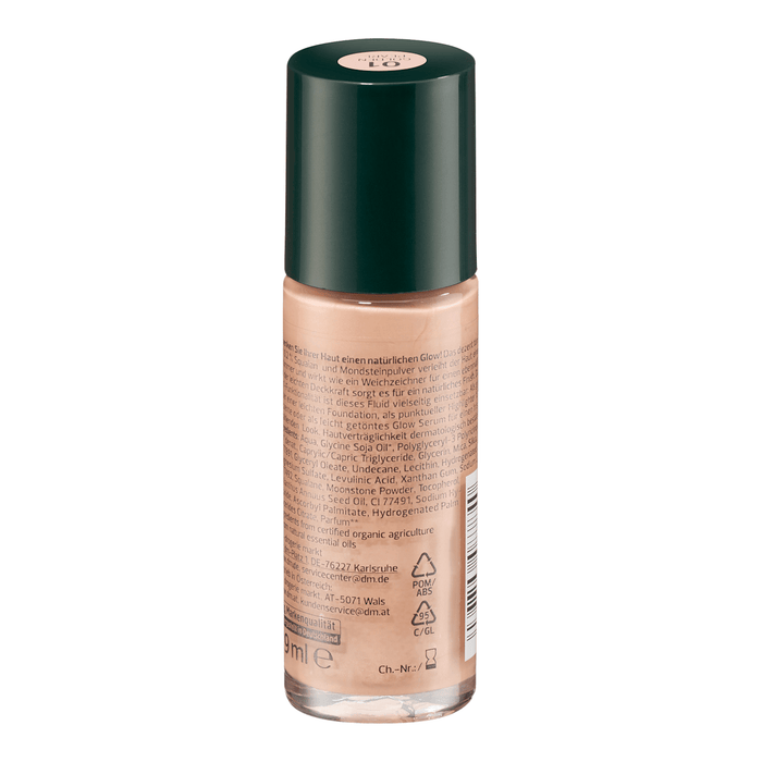 alverde NATURKOSMETIK Iluminator lichid Perfect Glow Fluid Nr. 01 Golden Pearl WALTI