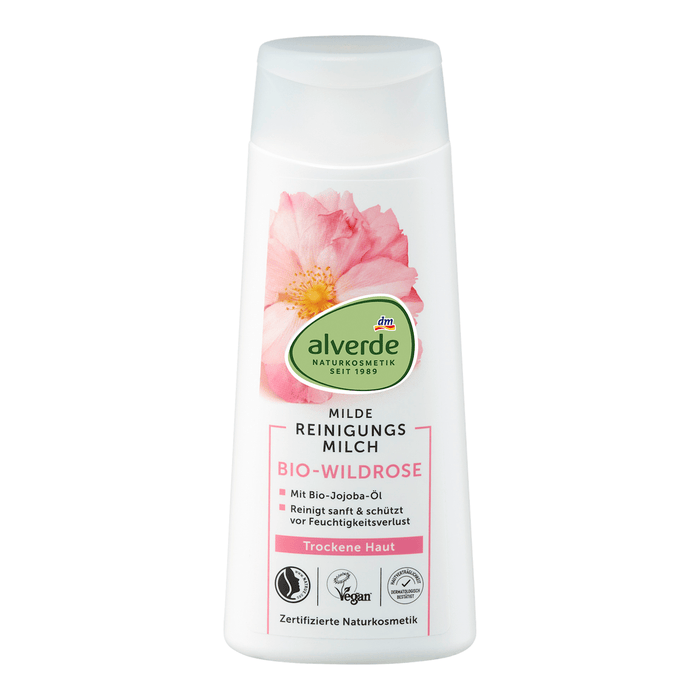 alverde NATURKOSMETIK Lapte demachiant cu trandafir sălbatic, 200 ml WALTI